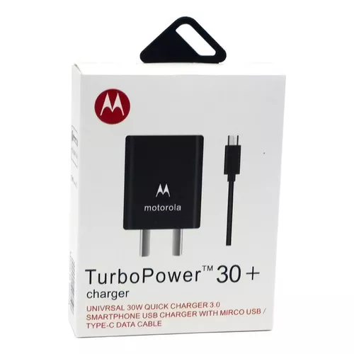 Cargador Original Motorola Tipo C Turbo Power 30+