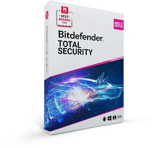 [SKU-00026] Antivirus Bitdefender Total Security 5 }Dispositivos 1 año