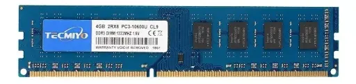 [SKU-00028] Memoria RAM Pc3-10600 gamer color azul 4GB DDR3-1333U